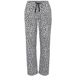 VIVANCE DREAMS Pyjamahose Damen schwarz-weiß gemustert Gr.36/38