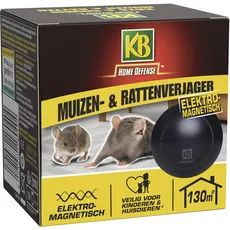 KB Home Defense HDULT130 Elektrischer Ratten und Mäusevertreiber, 130 m2 – permanente Wirkung ohne Gewöhnung – 130 m2 = das ganze Haus
