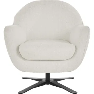 Home Affaire Drehsessel Stavre Polyester 83 x 85 x 80 cm Weiß drehbar