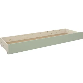 OTTO home Schubkasten »"ERIK " nur passend zum Daybed "ERIK"« massive Kiefer, auf Rollen, grün