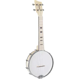 Gewa Concert Banjo Ukulele Manoa - Kessel Ahorn geschlossen - Natur seidenmatt - inkl. gepolstertem Gig Bag - B-CO-M