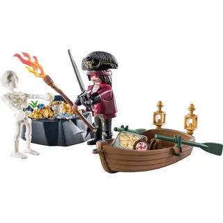 Playmobil Pirates Starter Pack Pirat mit Ruderboot 71254
