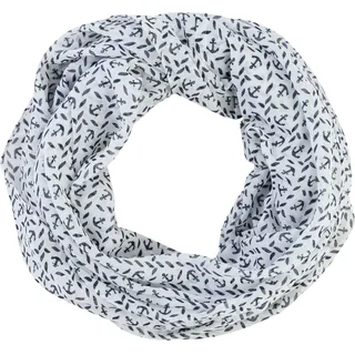 LAURA SCOTT Loop leichtes Webmaterial, einlagige Verarbeitung, weiß, marine,
