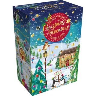 Gibsons Adventskalender Puzzle - 60 Teile - Weihnachtsgeschenk