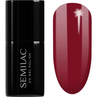 Semilac UV Hybrid Winter Collection Gel Nagellack für UV/LED Lampe Farbton 592 Jelly Cherry 7 ml