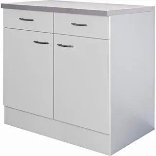 Flex-Well Unterschrank Wito 80 x 60 x 85,5 cm Weiß