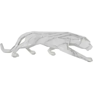 Deko-Figur Alexandra House Living Kunststoff Panther 14 x 46 x 16 cm Marmor