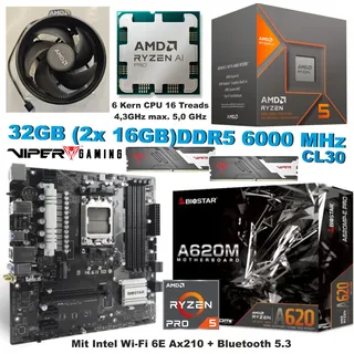 AMD Ryzen 5 PRO 8600G 4,30 GHz Tray 100-000000000