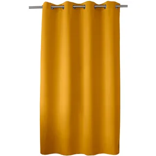 ED ENJOY HOME Réglisse Verdunkelungsvorhang, 140 x 180 cm, Polyester, Moutarde, 140L X 180H cm (1 Panneaux)