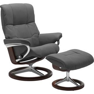 Stressless® Relaxsessel »Mayfair«, mit Signature Base, Größe S, M & L, Gestell Braun, grau