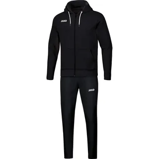 JAKO Damen Jogginganzug Base mit Kapuze, Schwarz, 34