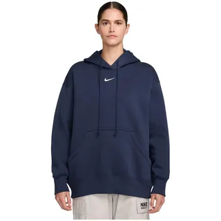 Nike Sportswear Phoenix Fleece Oversize-Hoodie Für Damen, Midnight Navy/Sail, DQ5860-411, L