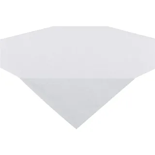 Tischdeckenshop24 Tischdecke WIEN weiß Premium, schmutzabweisend, ganzjährig, quadratisch 85x85 cm