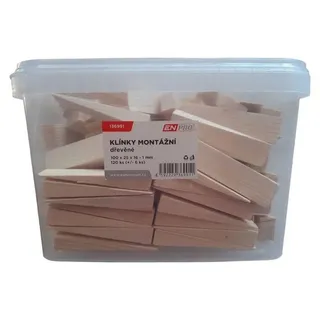 Montageschlüssel aus Holz, 100 x 25 x 16 - 1 mm, 120 Stück, ENPRO