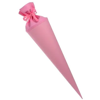 Goldbuch 97 827 97827 Bastelschultüte, Rohling zum Selbstgestalten mit Filzverschluss, Schultüte 70cm, Zuckertüte zur Einschulung, für Einschüler, Schulkinder & Berufsanfänger, Rosa