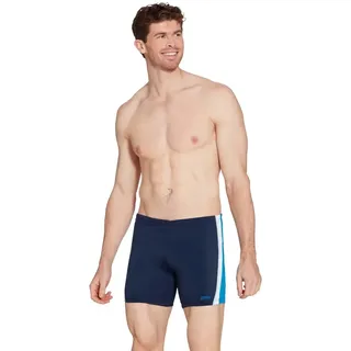 Zoggs Toronto Hip Racer 32 Badehose Boxer - Navy / Light Blue - 3XL