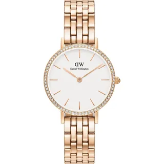 Daniel Wellington Petite Lumine Bezel 5-Link Edelstahl 28 mm DW00100666