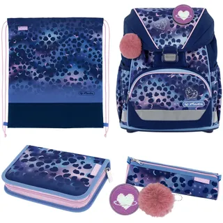 Herlitz UltraLight XL 6-tlg. Wild Cat Blau/Rosa