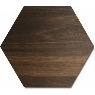 Designpaneele Hexagon Geräucherte Eiche Clear MDF Schwarz 50 cm x 50 cm 3 Stück