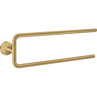hansgrohe AXOR UNIVERSAL Circular Handtuchhalter, 2-armig, 42822250, Farbe: Brushed Gold Optic