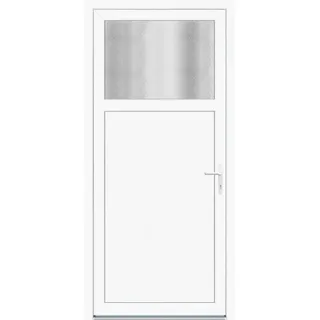 Panto Nebeneingangstür K401 Weiß 98 cm x 208 cm DIN R