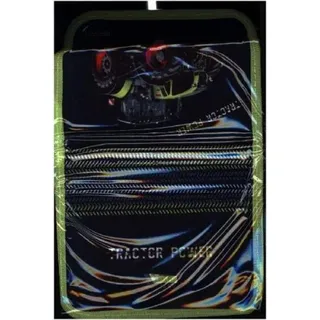Schüleretui "Tractor" 1Zip 28-tlg. - Blau, Grün