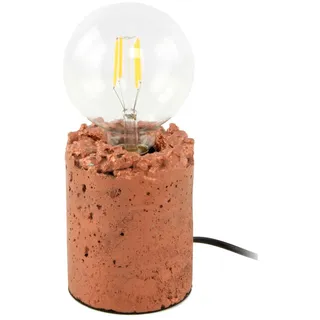 Kayoom Tischleuchte "Tischlampe Curacao 525" E27 1 Stk. robust, stabil, Unikat, kupfer