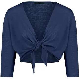 Sweatshirt ZERO "Bolero-Jacke mit 3/4 Arm", Damen, Gr. 40, beige (sargasso sea), Obermaterial: 55% Viskose Birla CV Birla. 45% Polyester PES., Sweatshirts Sweatshirt
