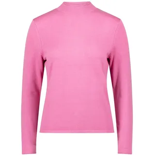 Zero Rundhalspullover »Feinstrickpullover mit hohem Kragen«, pink