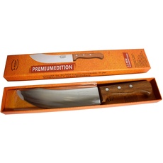 Dr. Richter XXL Steakmesser – „American BBQ XXL“ Steak- und Zerlegemesser mit 18 cm Klinge Blockmesser Fleischermesser Metzgermesser