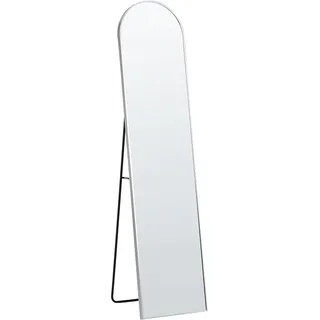 Beliani Standspiegel 36 x 150 cm Silber