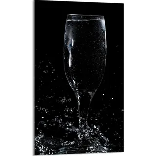 Herdabdeckplatte 30x52 Glaskeramikkochfeld Abdeckung Spritzschutz Glasplatte Deko Schneidebrett, Schwarz Glas - Schwarz