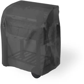tepro Universal Abdeckhaube für Grillwagen, Klein, Wetterfest, Wasserabweisend, mit UV-Schutz, aus strapazierfähigem Polyethylen, Maße ca. 104,1 x 48,3 x 101,6 cm, Schwarz