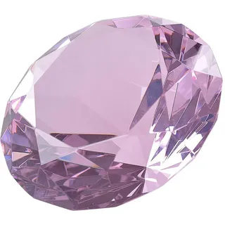 LONGWIN 60 mm W Kristall-/Diamant-Briefbeschwerer, Ornament, für Zuhause, Dekoration, rose