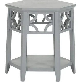 Safavieh Aleix Beistelltisch, Holz, Perle, Blau / Grau45 X 45 X 45.97 cm