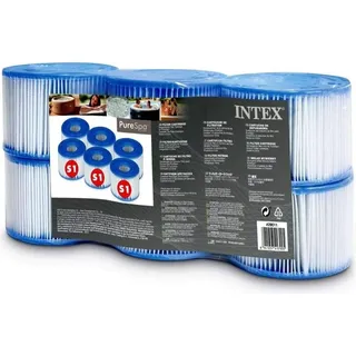 Intex Filterkartusche Blau/Weiß 0,15 m