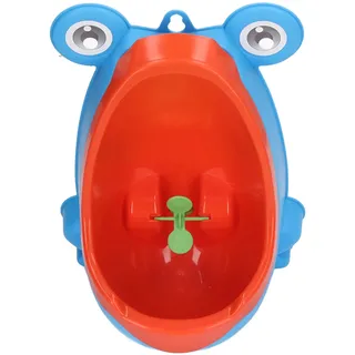 Kinder-Urinal mit Töpfchen-Trainings-Urinal, an der Wand Befestigtes, Süßes Design, Windmühle, Palstic mit 2 Saugnäpfen, für Kleinkinder (Blau)