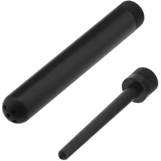 eMagTech Duschdüsen-Set, Duschköpfe, tragbare Einlauf-Flaschendüse, Badezimmer-Zubehör, kompatibel mit den meisten Duschen, ABS, schwarz, 2 Stück
