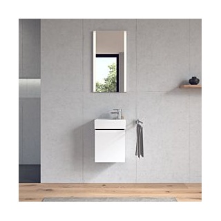 Duravit Vero Air Handwaschbecken rechteckig 38x25cm, Hahnloch rechts, ohne Überlauf, weiß (07243800001)