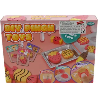 DIY Squishy Set Süßigkeiten Selber Machen - Kreatives Bastelset für Kinder - Antistress Spielzeug