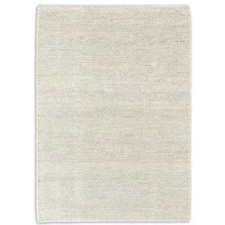 Schöner Wohnen Poppy 6024 Wollteppich 70 x 140 cm Weiß
