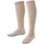 Unisex Kinder K Kh nachhaltige lang einfarbig 1 Paar Beige Sand Melange 4650 27-30