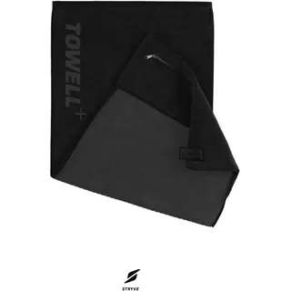 Stryve Towell+ Sporthandtuch 105 x 42,5 cm black