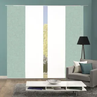 HOME WOHNIDEEN Schiebegardine »PIVE 4er SET« Paneelwagen 4 Stk. tlg. Schiebevorhang Digidruck 4er Set PIVE