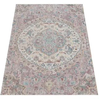 Paco Home Outdoorteppich 80/150 cm Torres 271 , Pink , Textil , Rechteckig , 80x150 cm , strapazierfähig, für Fußbodenheizung geeignet , Teppiche und Böden, Teppiche, Outdoorteppiche