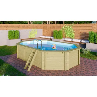 Karibu Achteckpool »Palma A« BxLxH: 611x400x124cm
