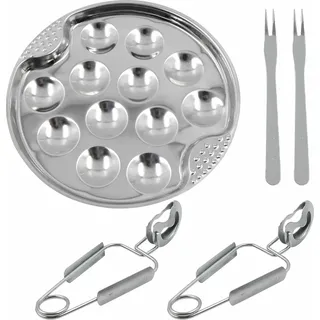 Schneidbrett und Werkzeugset - Edelstahl - Für Heim und Gastronomie - 9 Teile