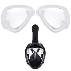 Negative Optiken für Schnorchelmaske, Brillengläser Sehhilfe für Taucherbrille Erwachsene, Focus Optische Glas für Tauchermaske, für Kurzsichtige | Individuelle Linsen -5.0 rechts