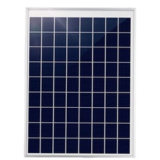 TEMPO DI SALDI Solarpanel Photovoltaik Monokristallin 20 W 21 V mit Krokodilzange
