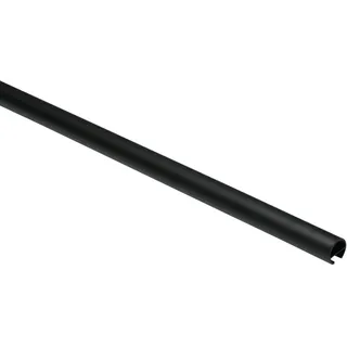 Gardinia Gardinenstange Memphis mit Innenlauf I Ø 16 mm Schwarz 200 cm